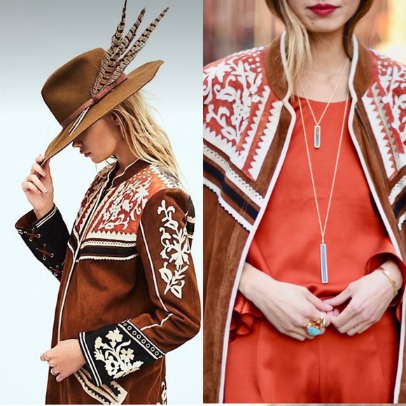 Free People Cavalier Suede Coat Small, Extremely Rare - Picture 2 of 16